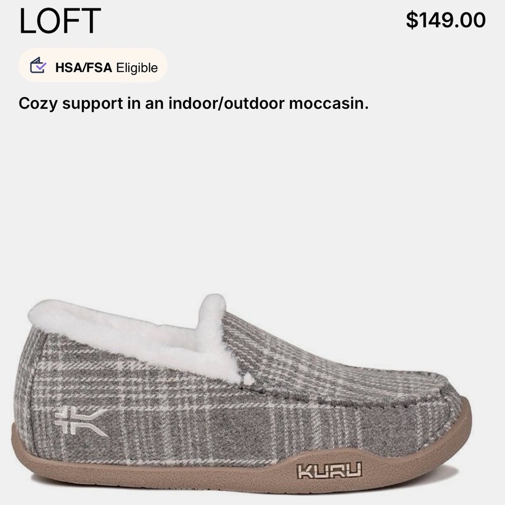 KURU Aloft indoor/outdoor moccasin